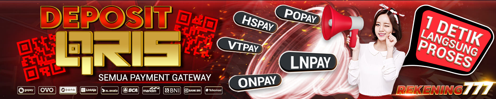 Rekening777 Slideshow QRIS